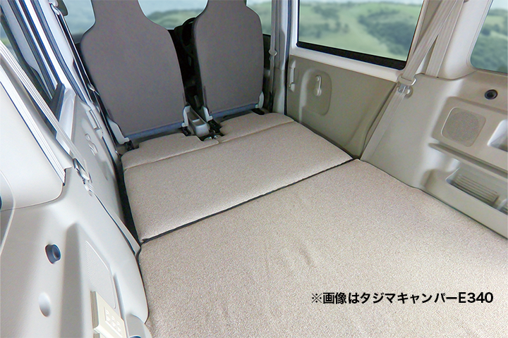 軽キャンパー 収納力 