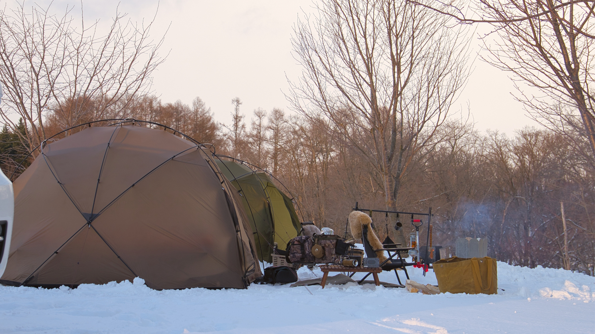 軽キャンピングカー 車中泊 冬